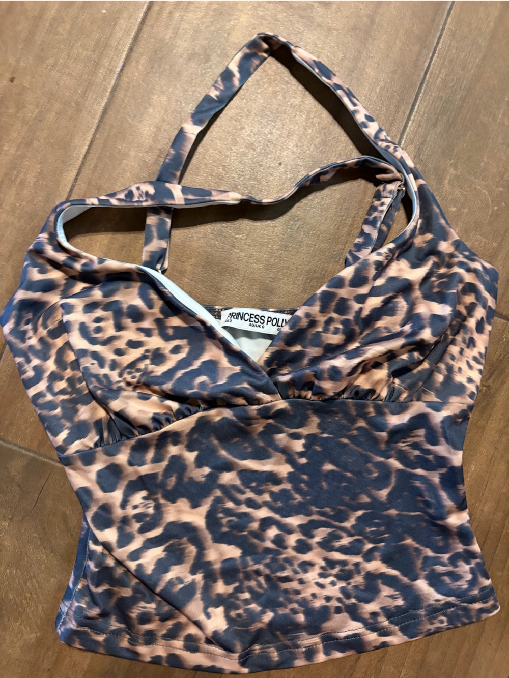 Princess Polly Leopard Print One-Piece in Brown and Black